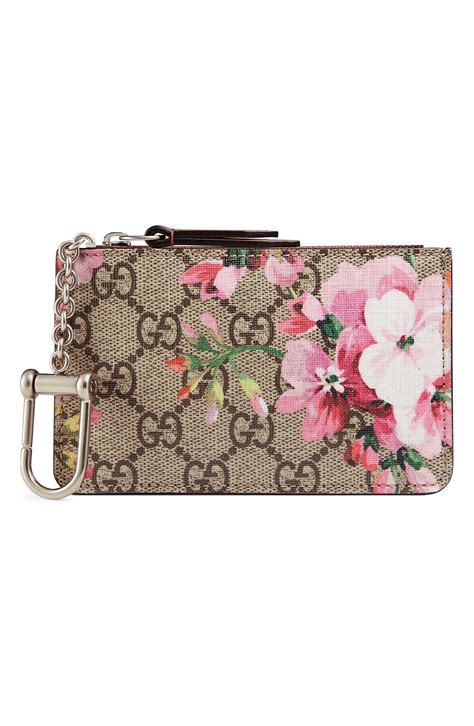 bloom pouch gucci|gucci blooms key pouch.